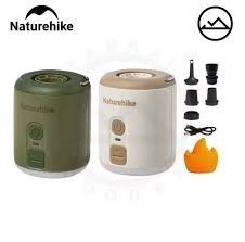 Naturehike Wind Mini في الهواء الطلق مضخة نفخ متعددة الوظائف - رمادي الشوفان